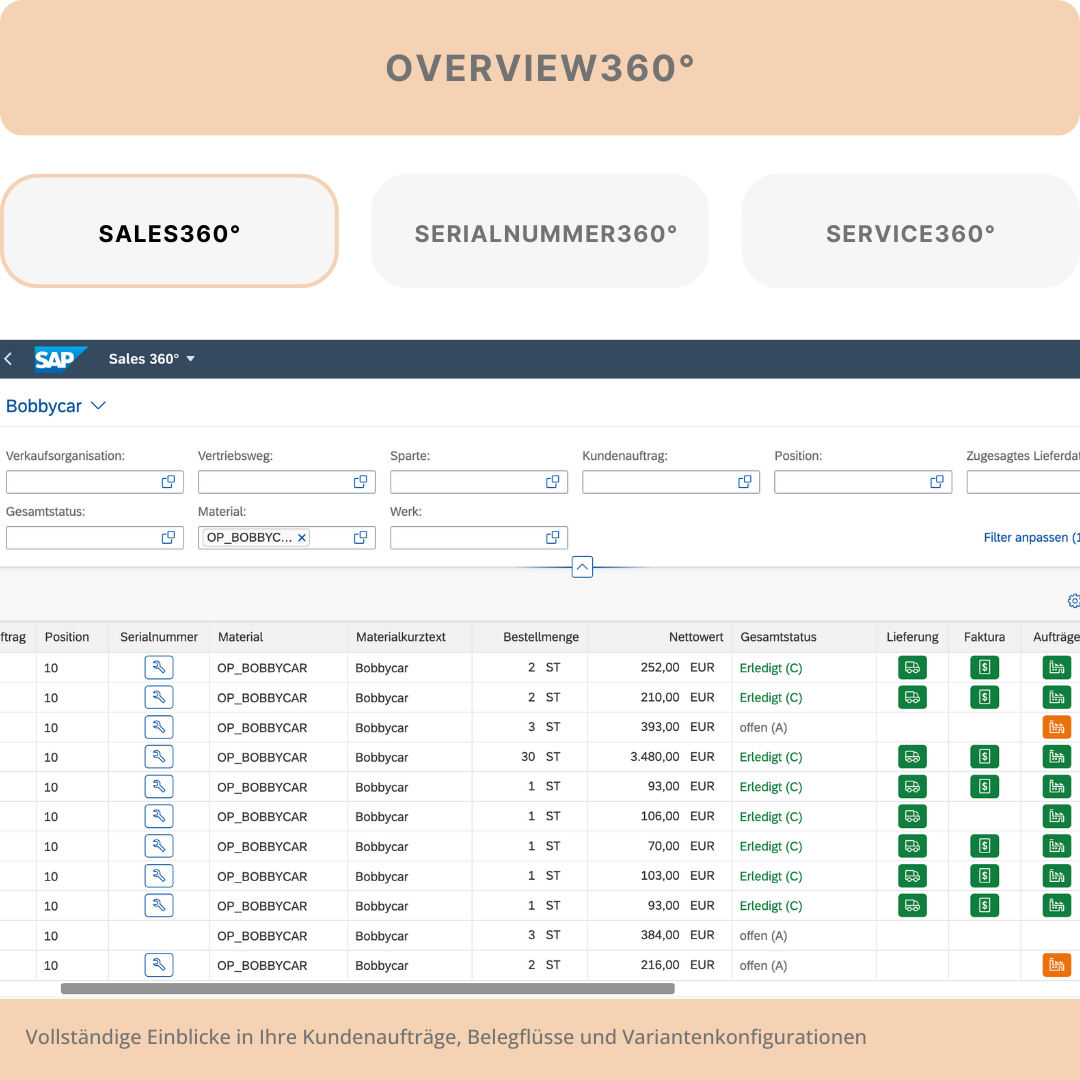 SAP Overview - Sales360°